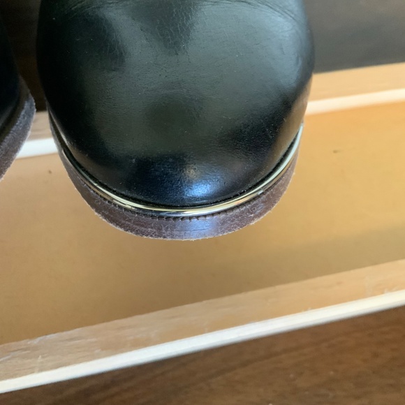 Coach Waldorf Booties Black Size 7 Ankle Boots Zipper Heels - Picture 4 of 16